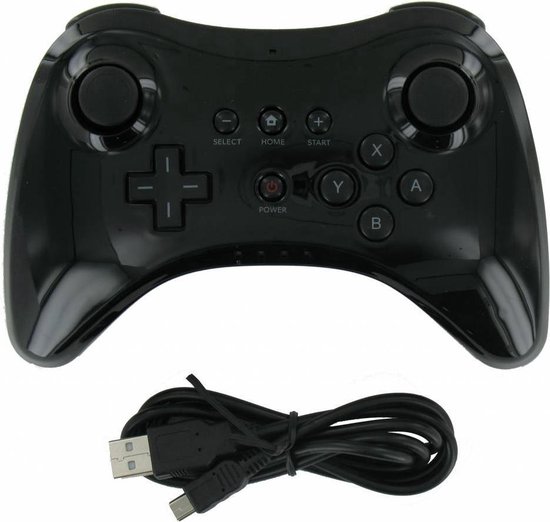 Wii U Pro Controller Zwart