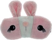 Slaapmasker konijn Roze voor kinderen + Hot Cold Pack