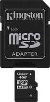 Kingston Technology 4GB microSDHC Card mémoire flash 4 Go