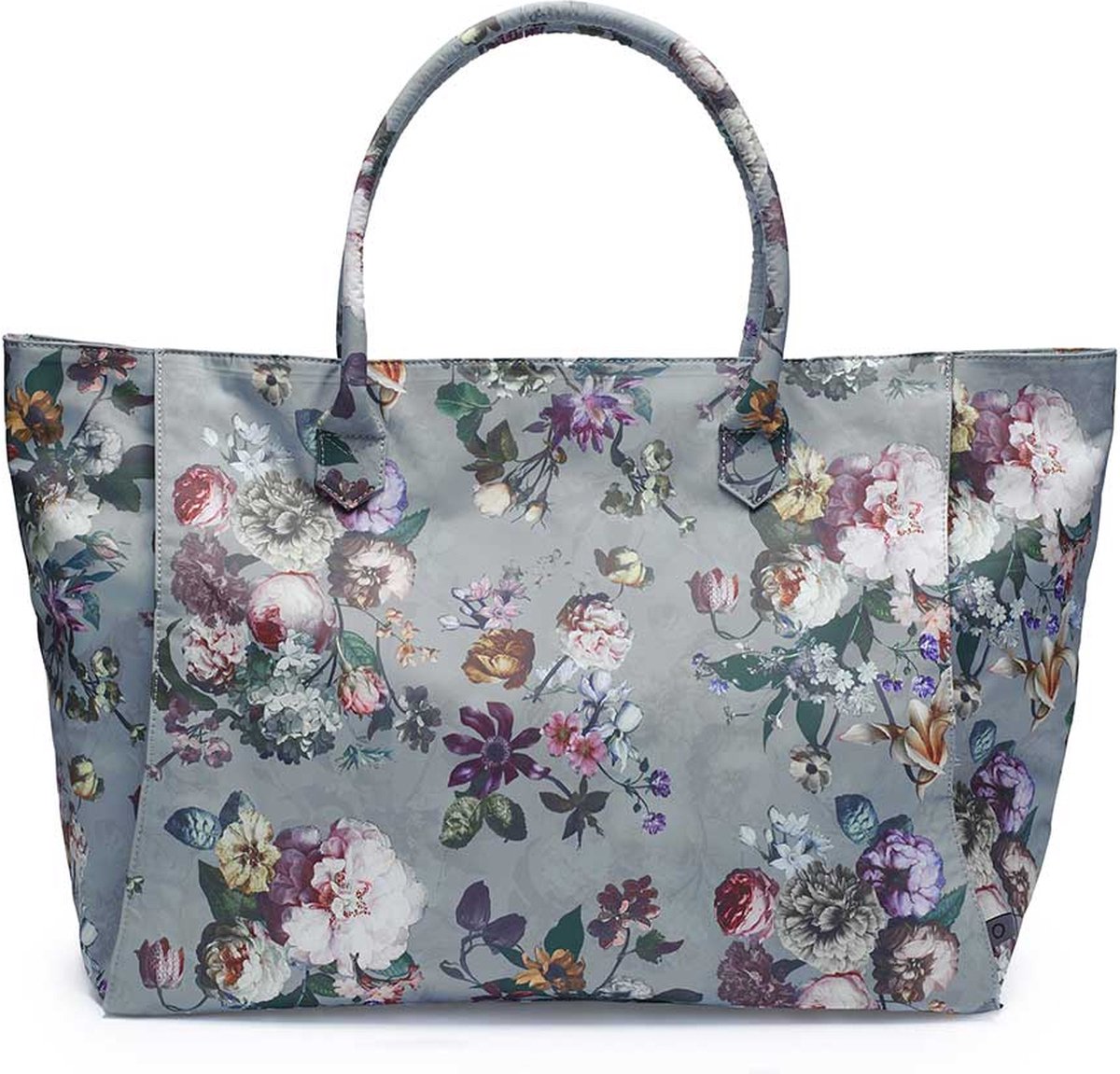 Puck Fleur Shoulder Bag Large Faded Blue