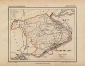 Historische kaart, plattegrond van gemeente Driel (in den Bommelerwaard) in Gelderland uit 1867 door Kuyper van Kaartcadeau.com