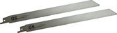 Recipro zaagbladen 14TPI 19 mm - 2 stuks - zaagblad voor metaal / reciprozaagblad