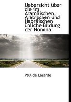 Uebersicht Uber Die Im Aramaischen, Arabischen Und Habraischen Ubliche Bildung Der Nomina