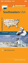 Southeastern USA - Michelin Regional Map 584