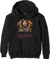 Queen - Classic Crest Hoodie/trui - XL - Zwart