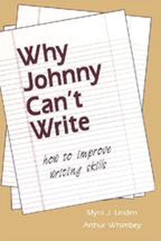 Why Johnny Can't Write - cover