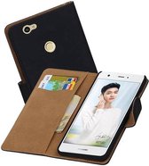 Bookstyle Wallet Case Hoesjes Geschikt voor Huawei Nova Zwart