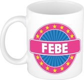 Febe naam koffie mok / beker 300 ml  - namen mokken