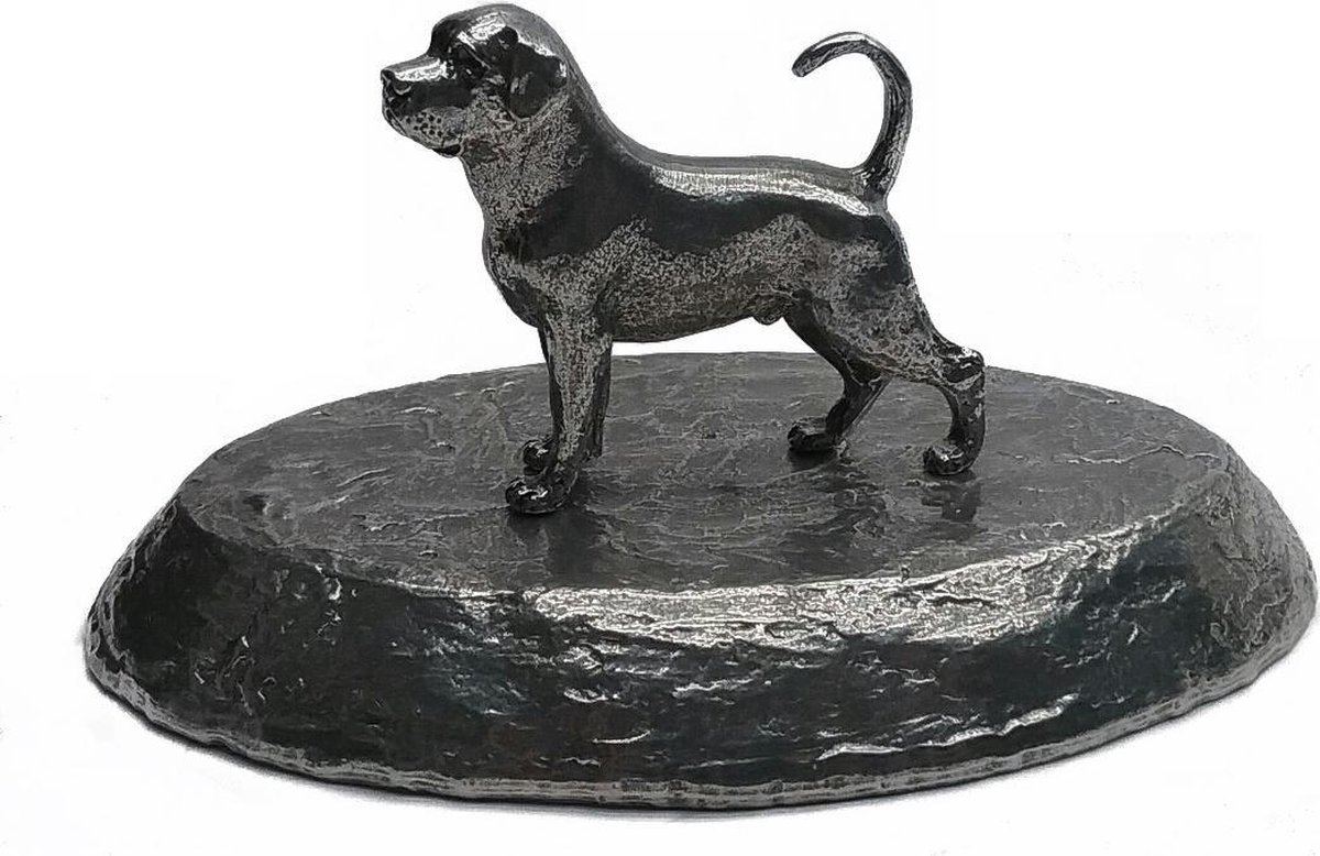 Urn rottweiler met staart groot