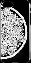 Kunststof telefoonhoesje voor iPhone 7 / iPhone 8 – Wit/Transparant