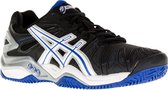 Asics Gel-Resolution 5 Clay  Sportschoenen - Maat 37.5 - Mannen - zwart/wit/blauw