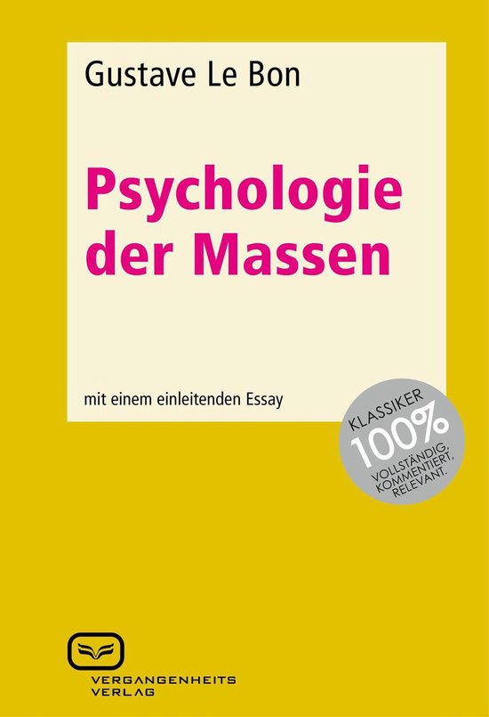 Psychologie der Massen - cover