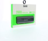 Durata Powerbank 2600 mAh - Externe Oplader / Nood lader / Power Bank met Lightning kabel voor Apple iPhone 5 / 5s / 5C / SE / 6 / 6s / 6 Plus / 6s Plus / 7 / 7 Plus / 8 / 8 Plus e