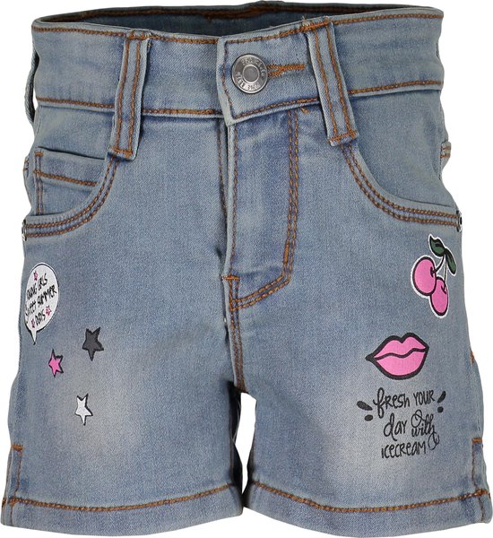 Blue Seven Meisjes Jeans Short - blauw - Maat 110 | bol.com