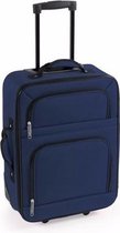 Handbagage trolley blauw - 50 cm - rolkoffer / reiskoffer