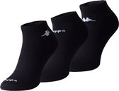 Kappa Multipack Unisex Sneakersokken - 43-46 zwart