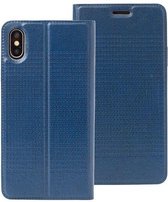 Bookstyle case voor Apple iPhone X / XS Donker blauw