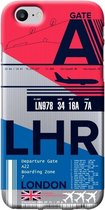 Benjamins Soft case with print LHR airport ticket mobiele telefoon behuizingen 11,9 cm (4.7'') Hoes Multi kleuren