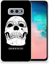 Geschikt voor Samsung Galaxy S10e Uniek TPU Hoesje Skull Eyes