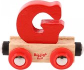 Bigjigs - Rails - Naamtrein - Letter G - Rood