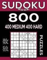 Sudoku Book 800 Puzzles, 400 Medium and 400 Hard