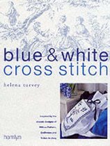 Blue and White Cross Stitch