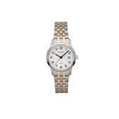 Mooi dames horloge met datumaanduiding-zilverkleurig/goudkleurig-AB6264