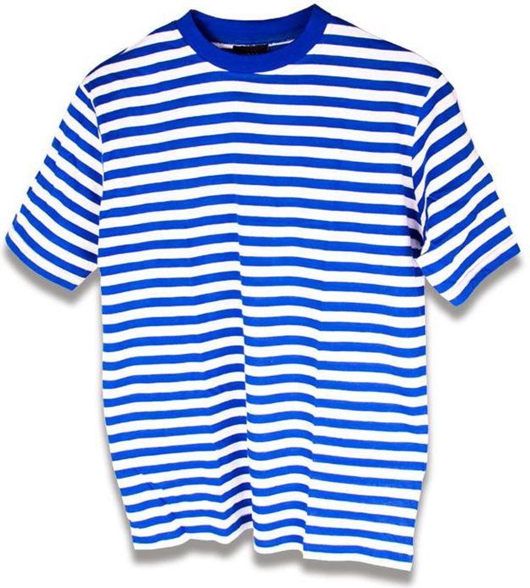 Dorustrui korte mouw - Blauw-wit - M