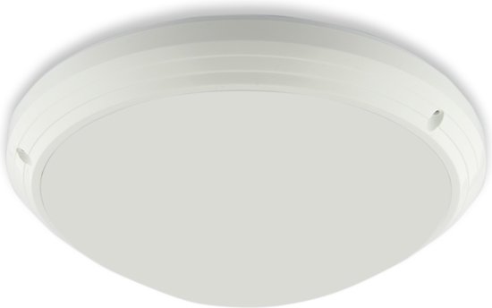 Christian Reusachtig Beyond Groenovatie LED Plafondlamp - 15W - Rond - 260x85 mm - Waterdicht IP54 -  Warm Wit | bol.com