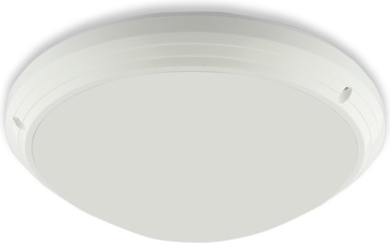 Groenovatie LED Plafondlamp - 15W - Rond - 260x85 mm - Waterdicht IP54 - Warm Wit