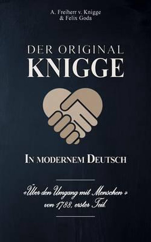 Der Original-Knigge in Modernem Deutsch - cover