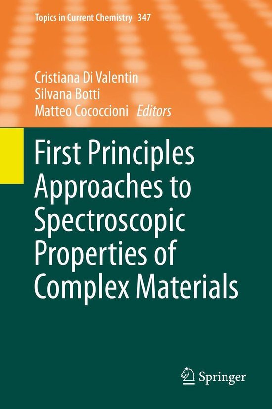Topics in Current Chemistry 347 - First Principles Approache ... - cover