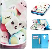 Etui portefeuille imprimé iCarer Candy pour LG G4S