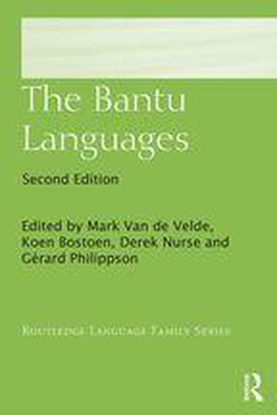 Routledge Language Family Series - The Bantu Languages - cover