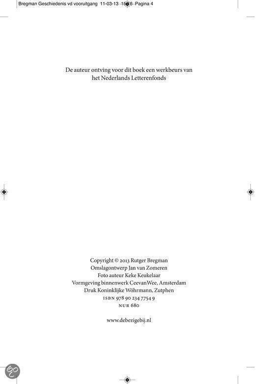 De geschiedenis van de vooruitgang