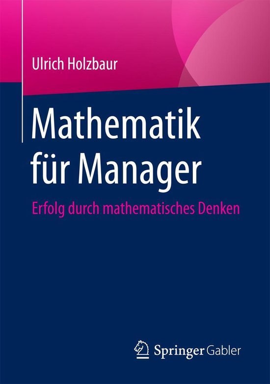 Mathematik für Manager - cover