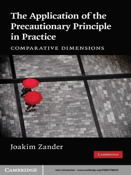 The Application of the Precautionary Principle in Practice - cover