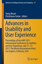 Advances in Intelligent Systems and Computing 607 - Advances in Usability and User Experience
