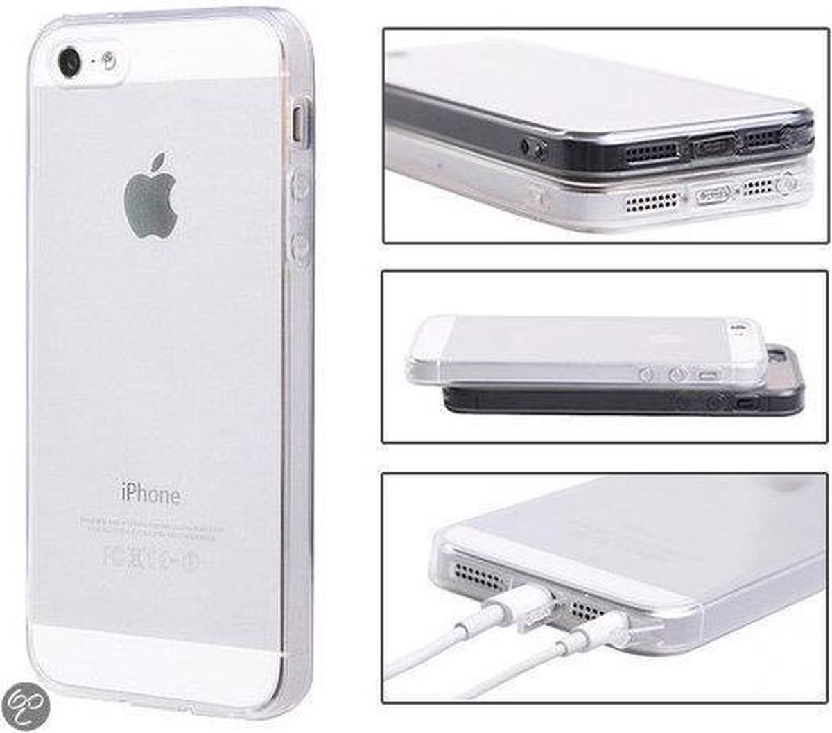iPhone 5 / 5S case cover transparant hoesje