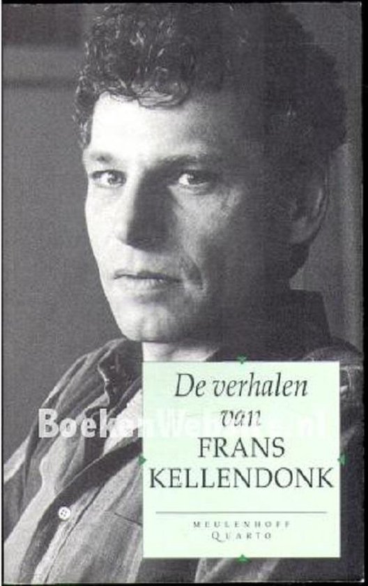 Boek 'De verhalen van Frans Kellendonk' met een portret van de auteur.