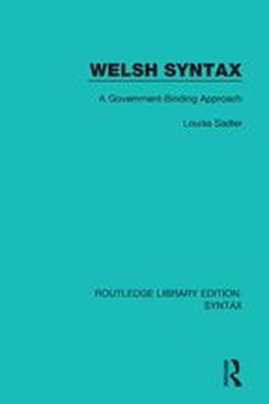 Routledge Library Editions: Syntax - Welsh Syntax - cover