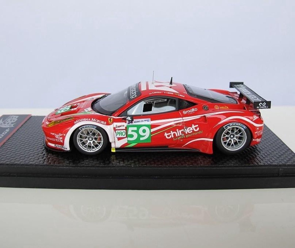 BBR FERRARI F430 GT2 #87 Scuderia Ecosse 24Hrs Le Mans 2007 1/43 Scale £99.99 - UK