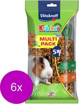 Vitakraft Cavia Kräcker Voordeelpak - Knaagdiersnack - 6 x 5 stuks