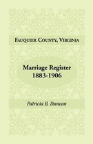 Fauquier County, Virginia, Marriage Register, 1883-1906