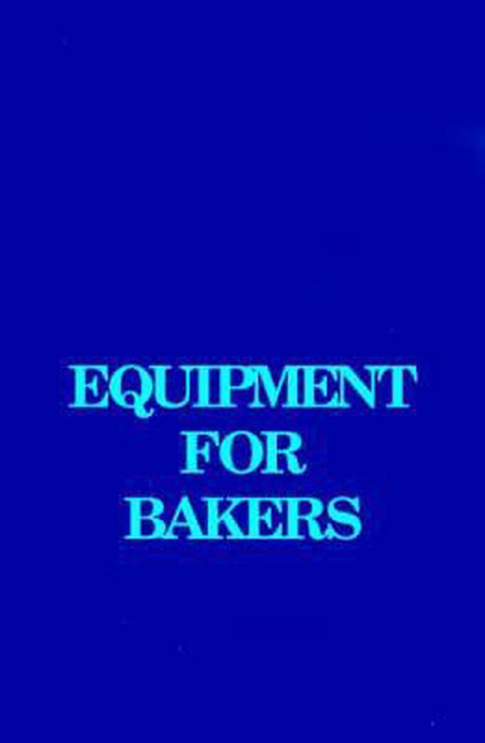 Equipment for Bakers - cover