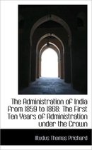 The Administration of India from 1859 to 1868