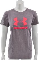 Under Armour Sportstyle Crew Sportshirt casual - Dames - Maat S - Raisin Red Light Hea