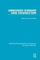 African Ethnographic Studies of the 20th Century - Umbundu Kinship and Character