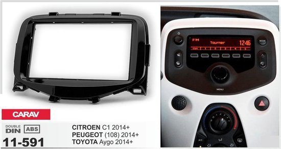 autoradio Kenwood inclusief 2-DIN PEUGEOT (108) 2014+ / CITROEN C1 2014+ /  TOYOTA Aygo... | bol.com