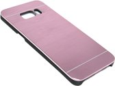 Aluminium hoesje roze Geschikt voor Samsung Galaxy S8 Plus